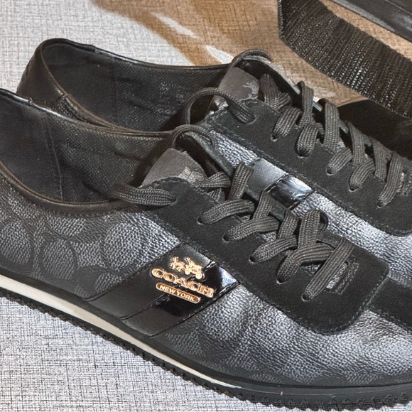 Coach Black and Gray Women's Sneakers - Picture 3 of 10